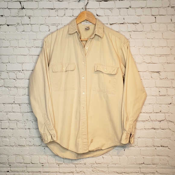 Gap Button down shirt tan S